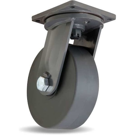 Plate Caster, Swivel, Nylon, 12 in., 10, 000 lb. MPN:S-MD-124NYB
