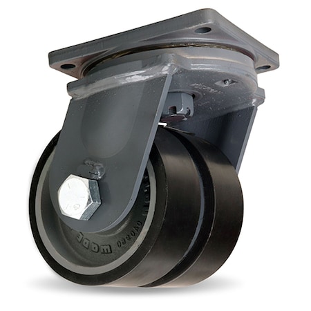 Maxi-Duty Dual-Wheel Swivel Caster, 10