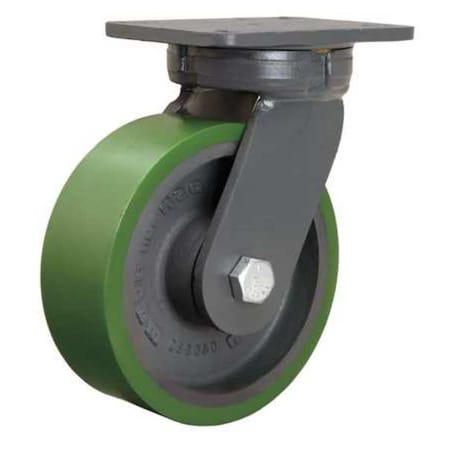 Plate Caster, Kingpinless Swivel, Poly, 8 in, 2500 lb MPN:S-SEC-83DB