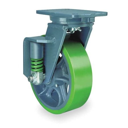 Swivel Plate Cstr, Plyurthan, 6 in, 1630 lb MPN:S-SPCH-63DB-2