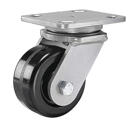 Plate Caster, Swivel, Phenolic, 4 in., 800 lb, B MPN:S-WH-4P-4SL-FB