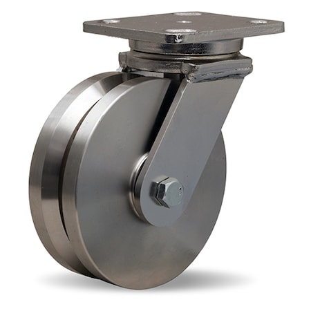 Stainless Steel Workhorse Swivel Caster, 6