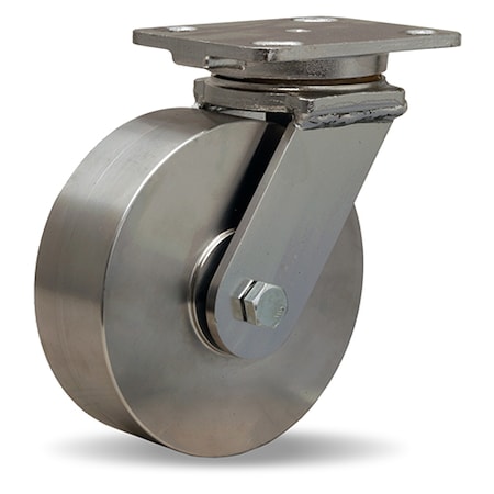 Stainless Steel Workhorse Swivel Caster, 6