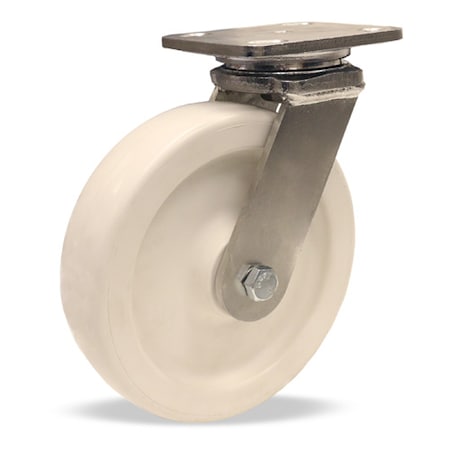Stainless Steel Workhorse Swivel Caster, 8