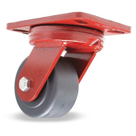 Plate Caster, Kingpinless Swivel, Nylon, 8 in, 3200 lb MPN:S-ZFFM-83NYB