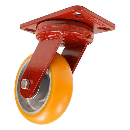 Plate Caster, Steel, Swivel MPN:S-ZFHS-62EMB-ZB