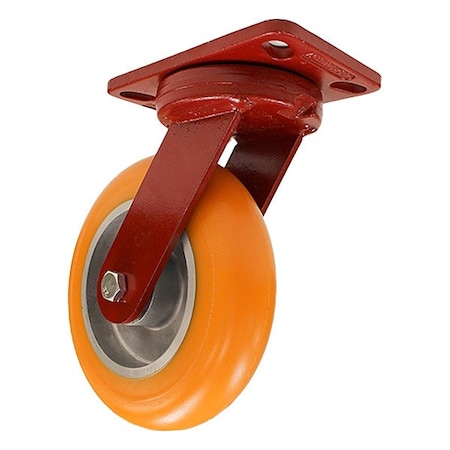 Plate Caster, Steel, Swivel MPN:S-ZFHS-82EMB-ZB