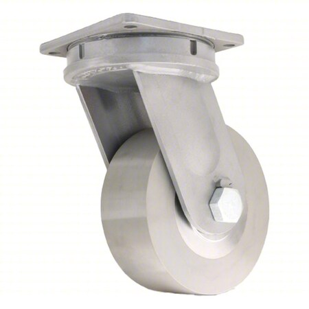 Plate Caster, Swivel, Polyurethane, 13