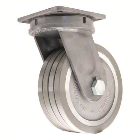 PlateCaster, Swivel, Polyurethane, 15 5/8