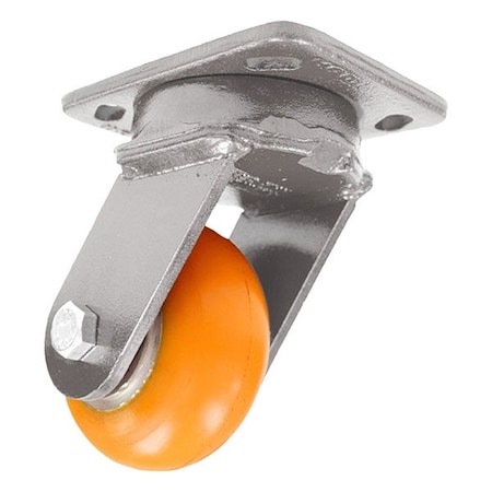 Plate Caster, Steel, Swivel MPN:S-ZFWH-42EMB-FITG-42-ZB