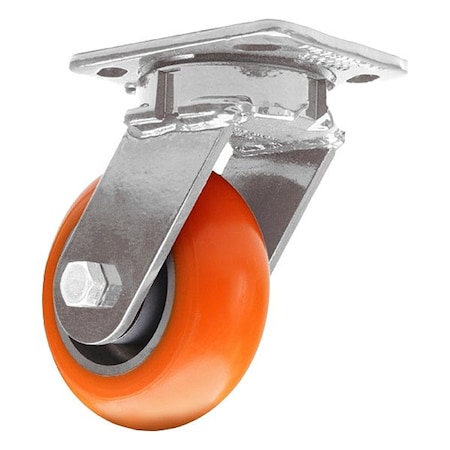 Plate Caster, Steel, Swivel MPN:S-ZFWH-52EMB-ZB