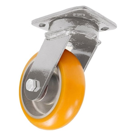 Plate Caster, Steel, Swivel MPN:S-ZFWH-62EMB-ZB