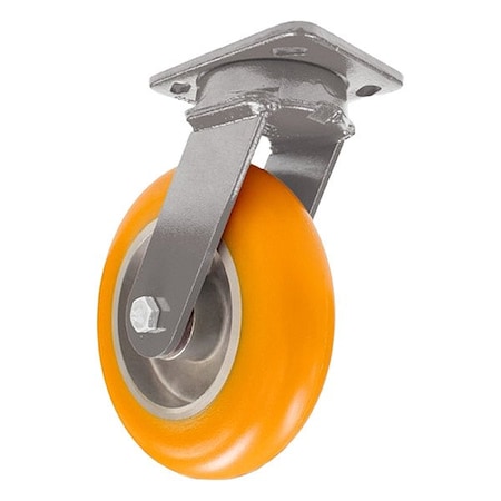 Plate Caster, Steel, Swivel MPN:S-ZFWH-82EMB-ZB