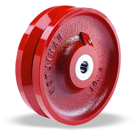 V Groove Wheel, 10X3 1-1/2Rb, Wheel Dia.: 10
