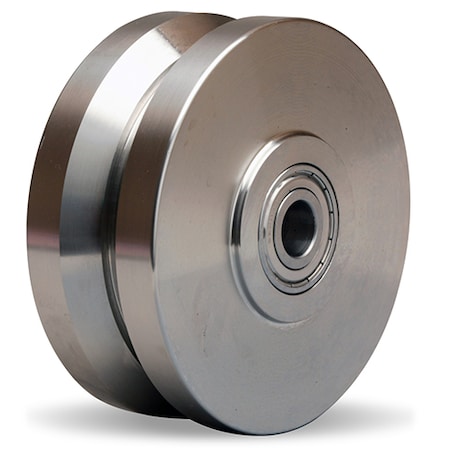 Stainless V Groove Whl, 5X2 3/4 Del Slv MPN:W-520-SVZ-3/4