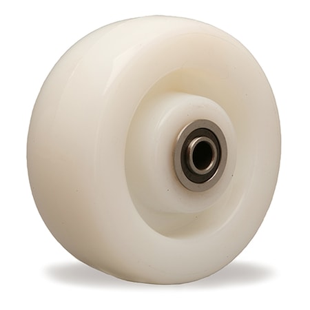 White Nylon Wheel, 5X2 1/2 Ssbb MPN:W-520-WNBS-1/2