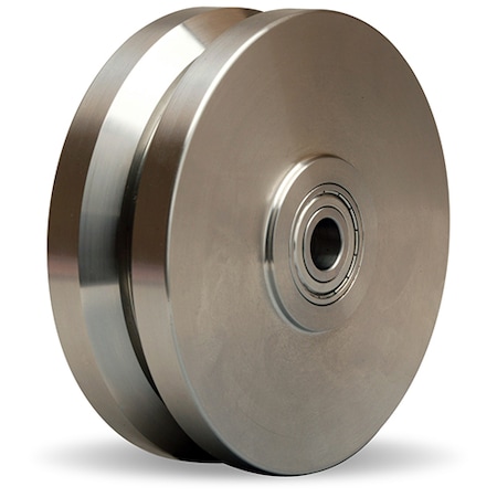 Stainless V Groove Whl, 6X2, 3/4 MPN:W-620-SV-3/4