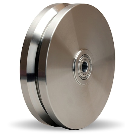 Stainless V Groove Wheel 8X2 1/2Bb MPN:W-820-SVB-1/2