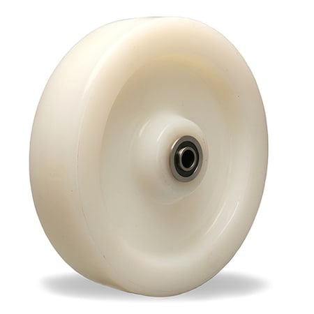 White Nylon Wheel, 8X2 1/2 Ssbb MPN:W-820-WNBS-1/2