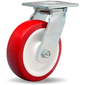 Hamilton® Standard Cold Forged Swivel 6 x 2 Poly-Tech Roller 900 Lb. Caster S-526-NF