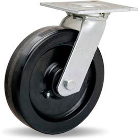 Hamilton® Medium Service Swivel 8 x 2 Plastex Roller 900 Lb. Caster S-MS-8P