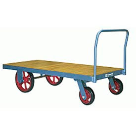 Hamilton® Platform Truck 42 x 96 Wood Deck - Plastex Wheels 4000 Lb. Cap. PB1018-A-P4296