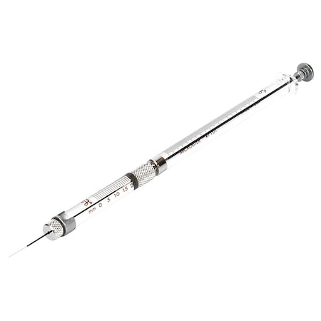 Chromatography Syringe, Stainless Steel, Tungsten, 1 ul, Sterile, Knurled Hub MPN:65458-02
