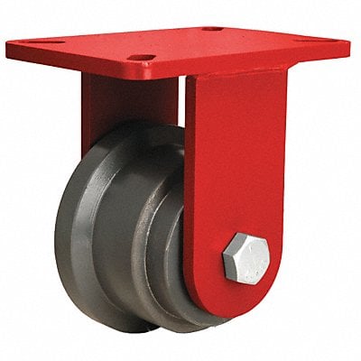 Single-Flange Track-Wheel Plate Caster MPN:R-EHD-FT45H