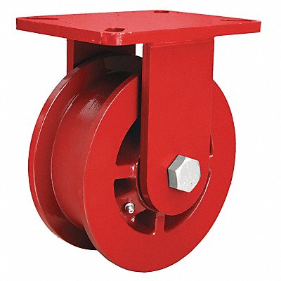Dual-Flange Track Wheel Plate Caster MPN:R-EHD-FT62H