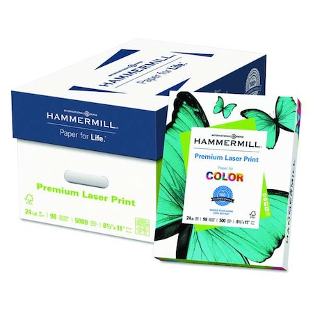 Laser Paper, 8-1/2 x 11 In, White, PK500 MPN:HAM104604