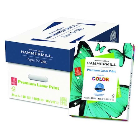 Laser Paper, 8-1/2 x 11 In, White, PK500 MPN:HAM107681
