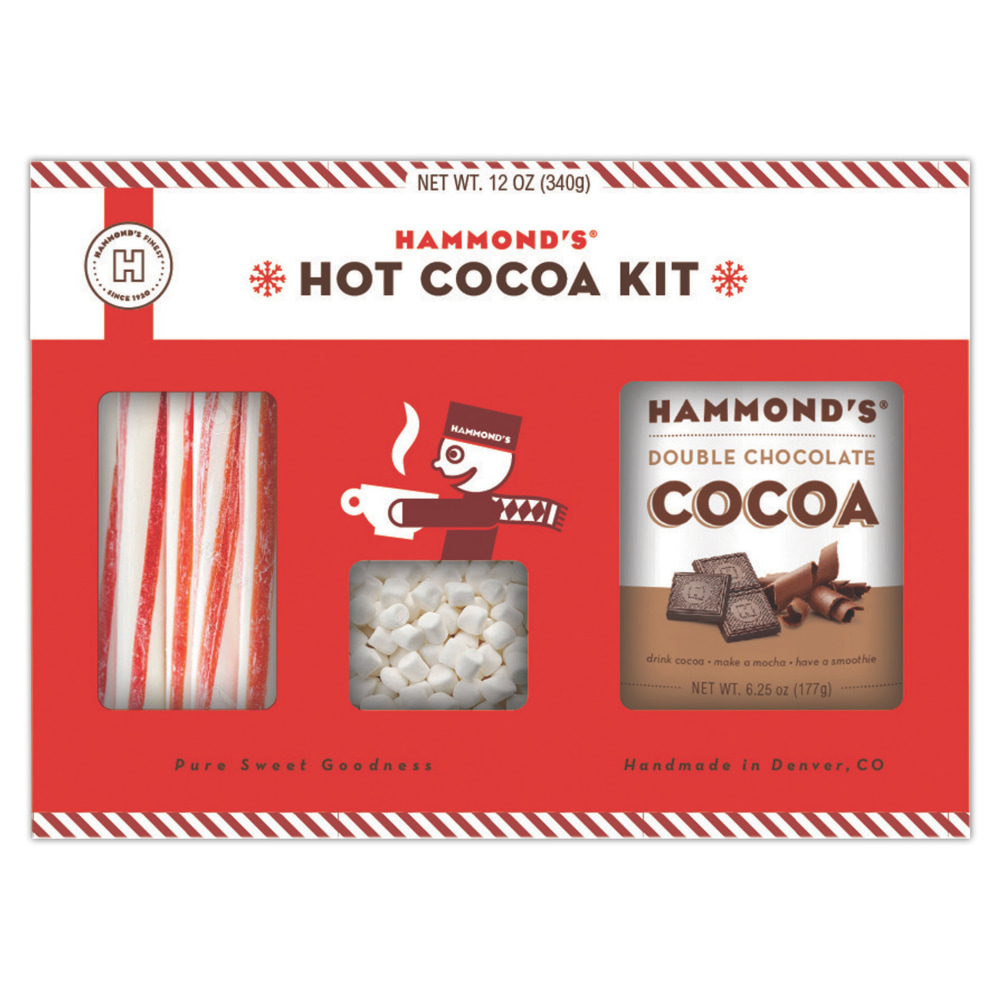 HAMMONDs CANDIES - GIFT HOT COCOA KIT - CANDY CANE OR DOUBLE 6-11.25 OZ MPN:HAM-GS95001