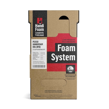 Spray Foam Sealant Kit, Straw Application Method 4 lb, Two Cylinders, Cream, 0.04375 Expansion Ratio MPN:P12130G