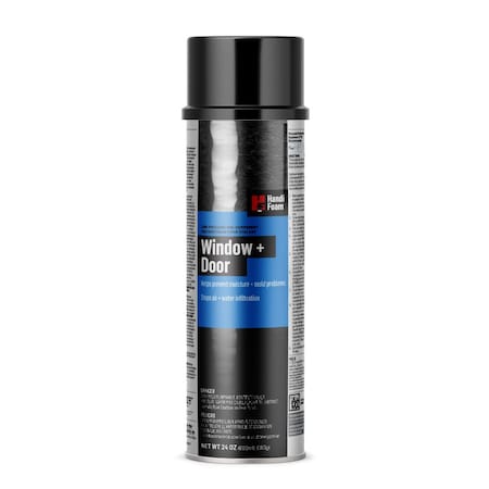 Spray Foam Sealant, 24 oz, Aerosol Can, Creme, Polyurethane Base, Window & Door MPN:P30272