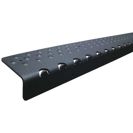 Stair Nosing Aluminum Black, 30 in W x 1/4 in Thick MPN:NSN129030BK0