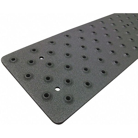 Stair Tread Cover Aluminum Black, 30 in W x 1/4 in Thick MPN:NST103730BK0