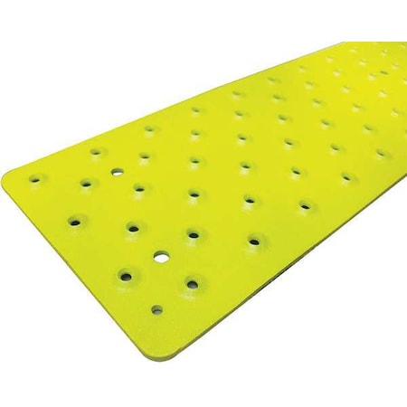 Stair Tread Cover Aluminum Yellow, 30 in W x 1/4 in Thick MPN:NST103730YL0