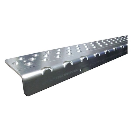 Stair Nosing Aluminum Silver, 36 in W x 1/4 in Thick MPN:NSN122736SL0