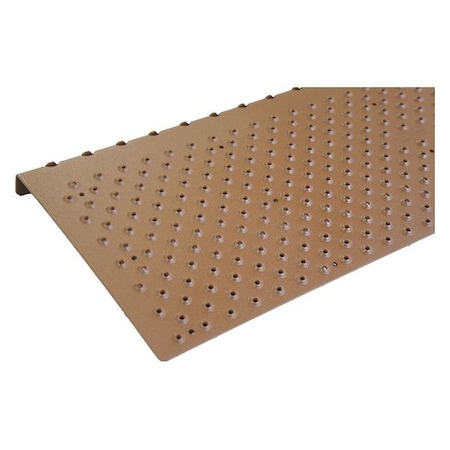 Stair Nosing Aluminum Brown, 30 in W x 1/4 in Thick MPN:NSN129030BR0