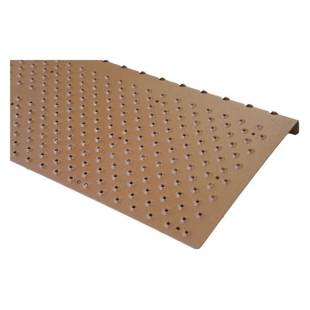 Stair Nosing Aluminum Brown, 48 in W x 1/4 in Thick MPN:NSN129048BR0