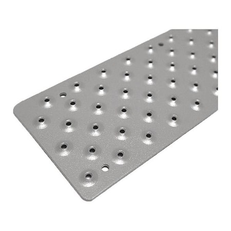 Stair Tread Cover Aluminum Gray, 30 in W x 1/4 in Thick MPN:NST103730GY0