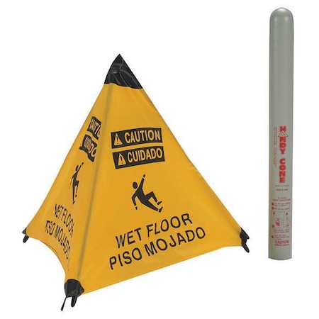 Handy Cone, 18 in Height, Nylon, English, Spanish MPN:17194I