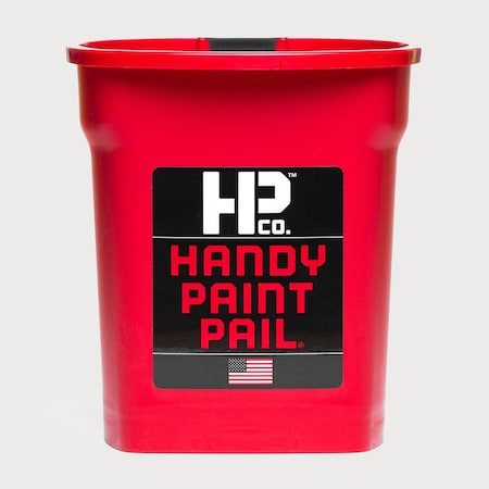 Plastic Paint Bucket, 1 qt, 6