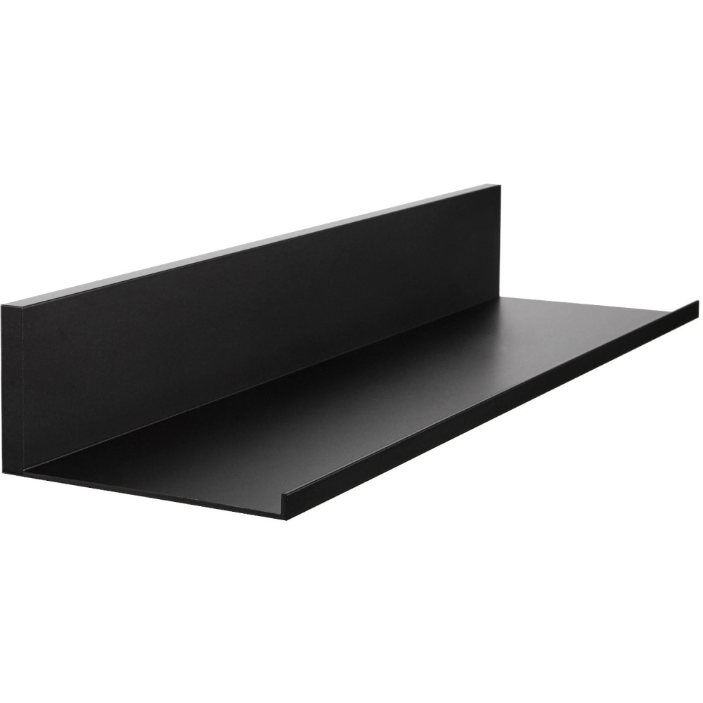 Hangman 24-Inch No-Stud Floating Shelf (Black Powder Coat) - 2.50inx23.87inx 4.62in Depth x 4.63in MPN:L-24-B