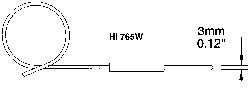 Thermocouple Probe: Penetration Probe MPN:HI765PW/10
