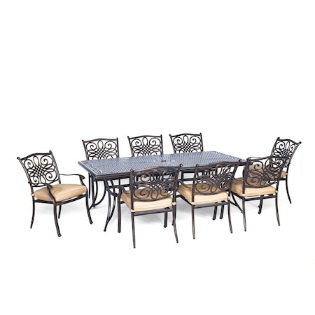 Traditions 9-Piece Dining Set MPN:TRADDN9PC