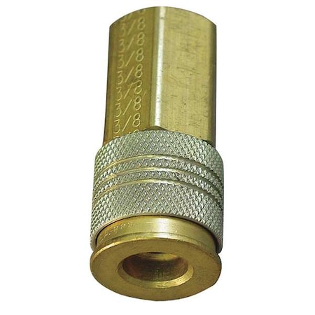 Coupler Body, (F)NPT, 1/4, Brass MPN:B23AS25F