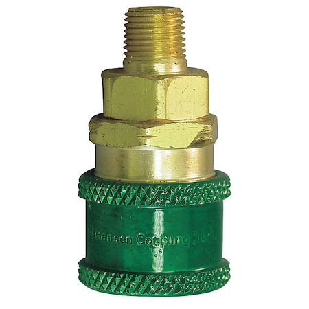 Coupler Body, (M)NPT, 1/4, Brass MPN:GR604RSL