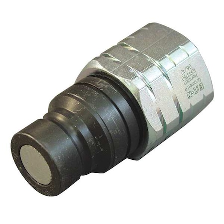 Hydraulic Quick Connect Hose Coupling, Steel Body, Sleeve Lock, 9/16