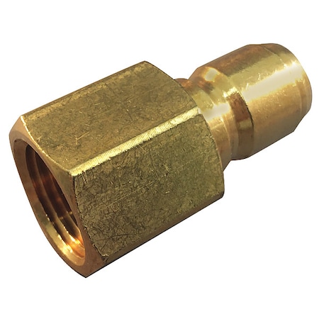 Hydraulic Quick Connect Hose Coupling, 303 Stainless Steel Body, Push-to-Connect Lock, ST Series MPN:LL6T31